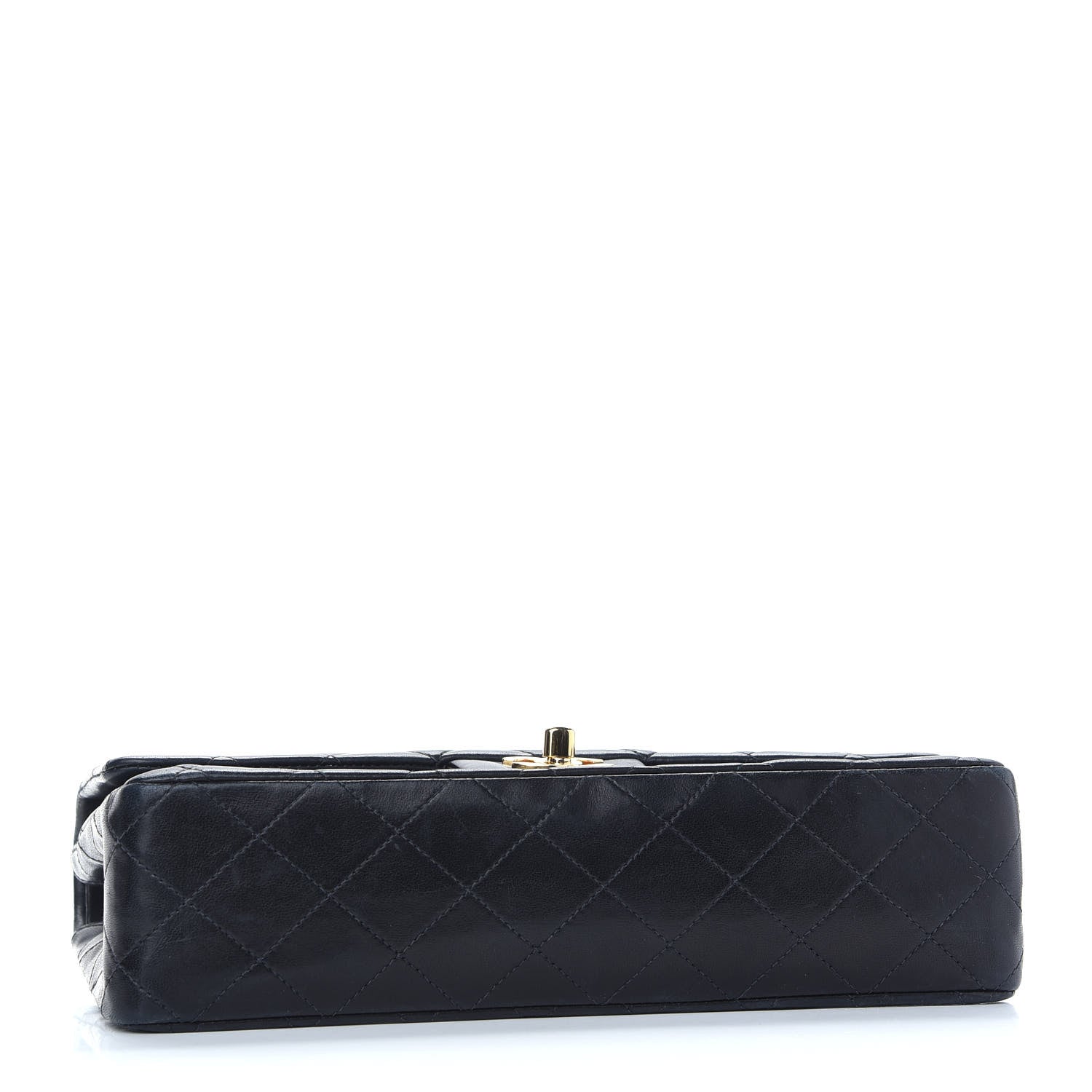 Chanel Lambskin Quilted Medium Double Flap Black 4 of 11