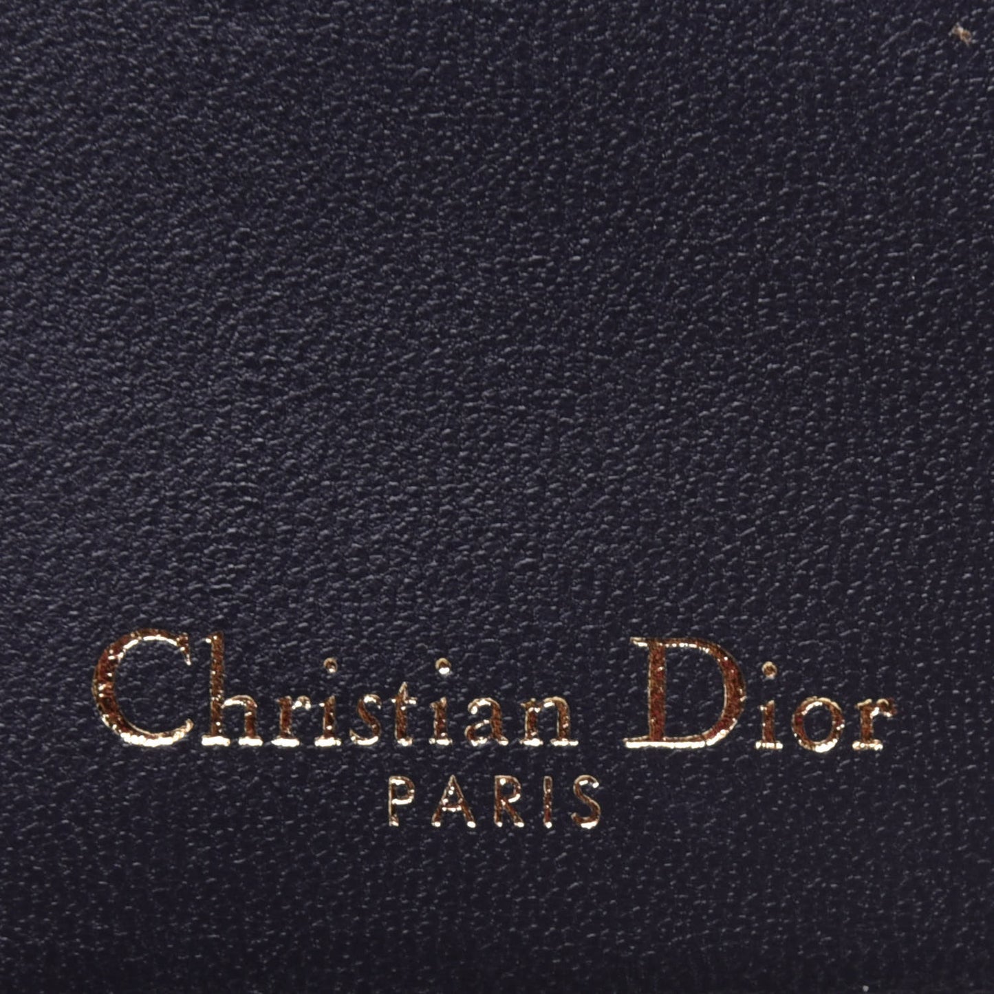 Metallic Patent Micro-Cannage Diorama Medium Wallet Champagne