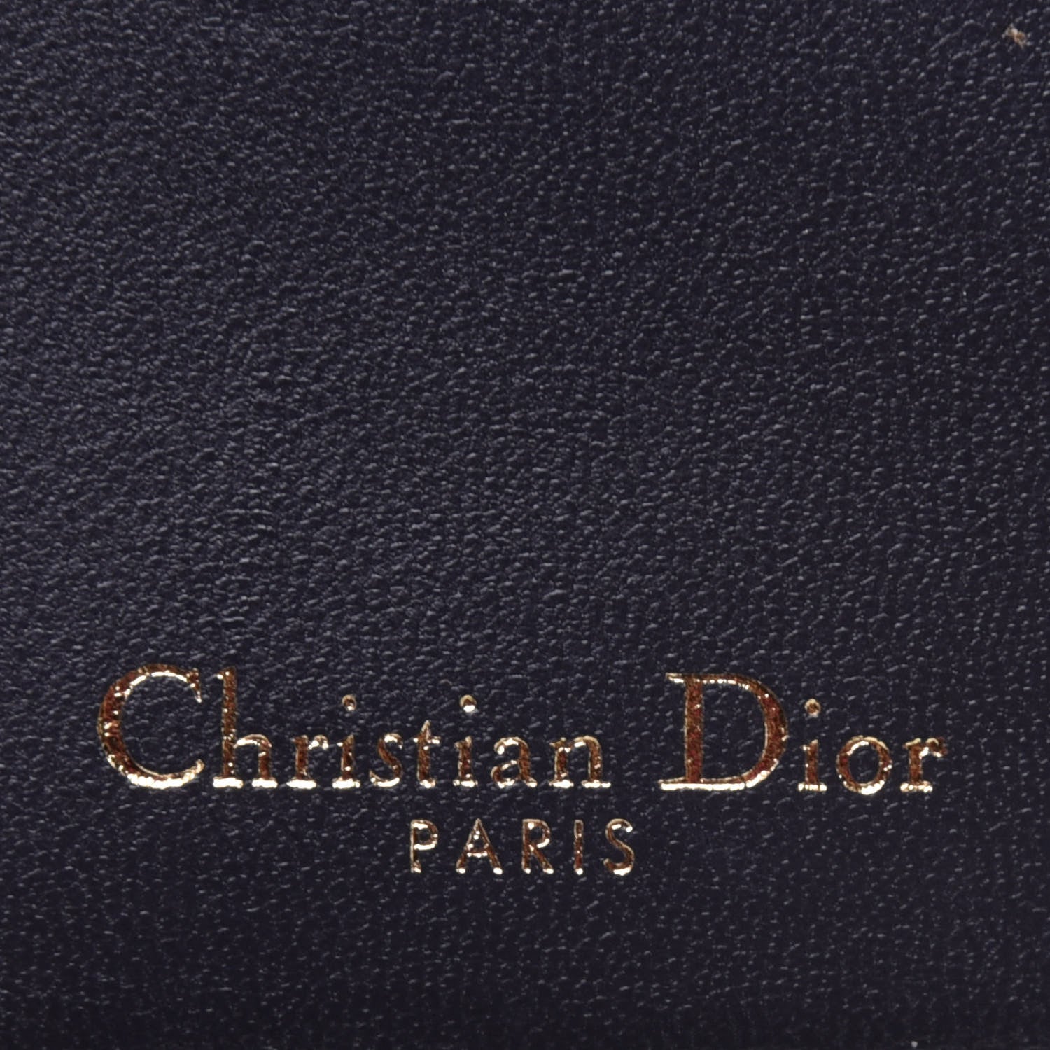 Christian Dior Metallic Patent Micro-Cannage Diorama Medium Wallet Champagne 6 of 9