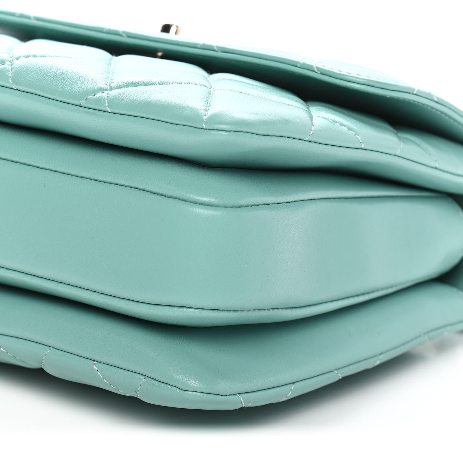 Chanel Lambskin Quilted Small Trendy CC Flap Dual Handle Bag Light Green 8 of 8