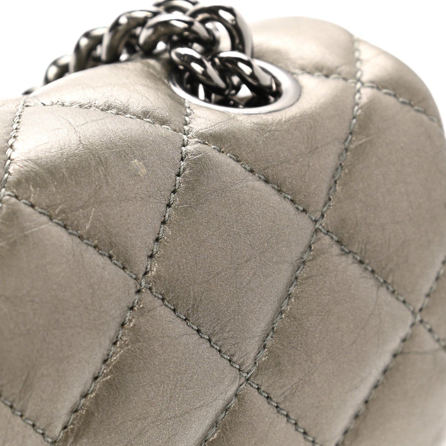 Chanel Metallic Calfskin Quilted Mineral Nights Mini Flap Bronze 12 of 12