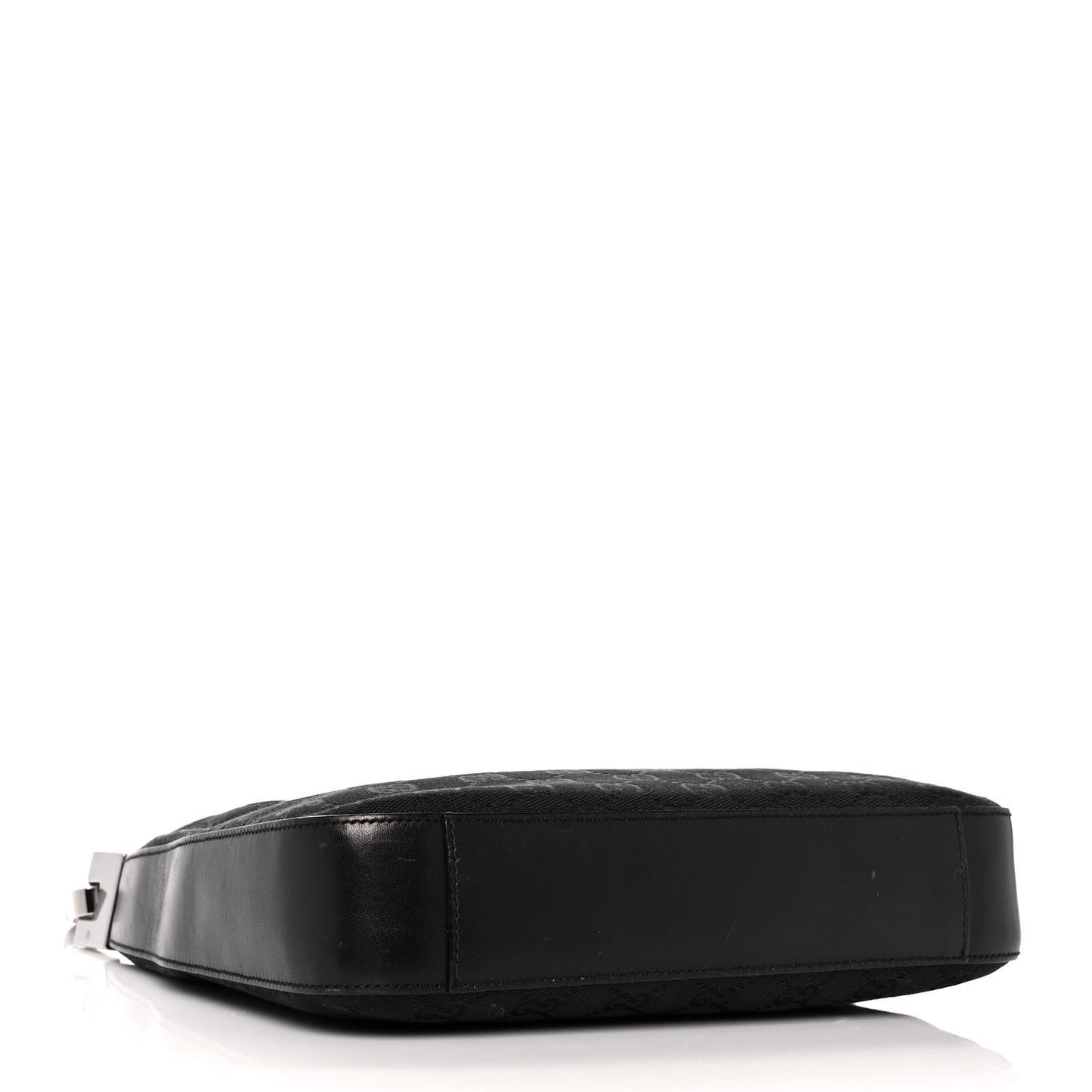 Monogram GG Small Clasp Hobo Black