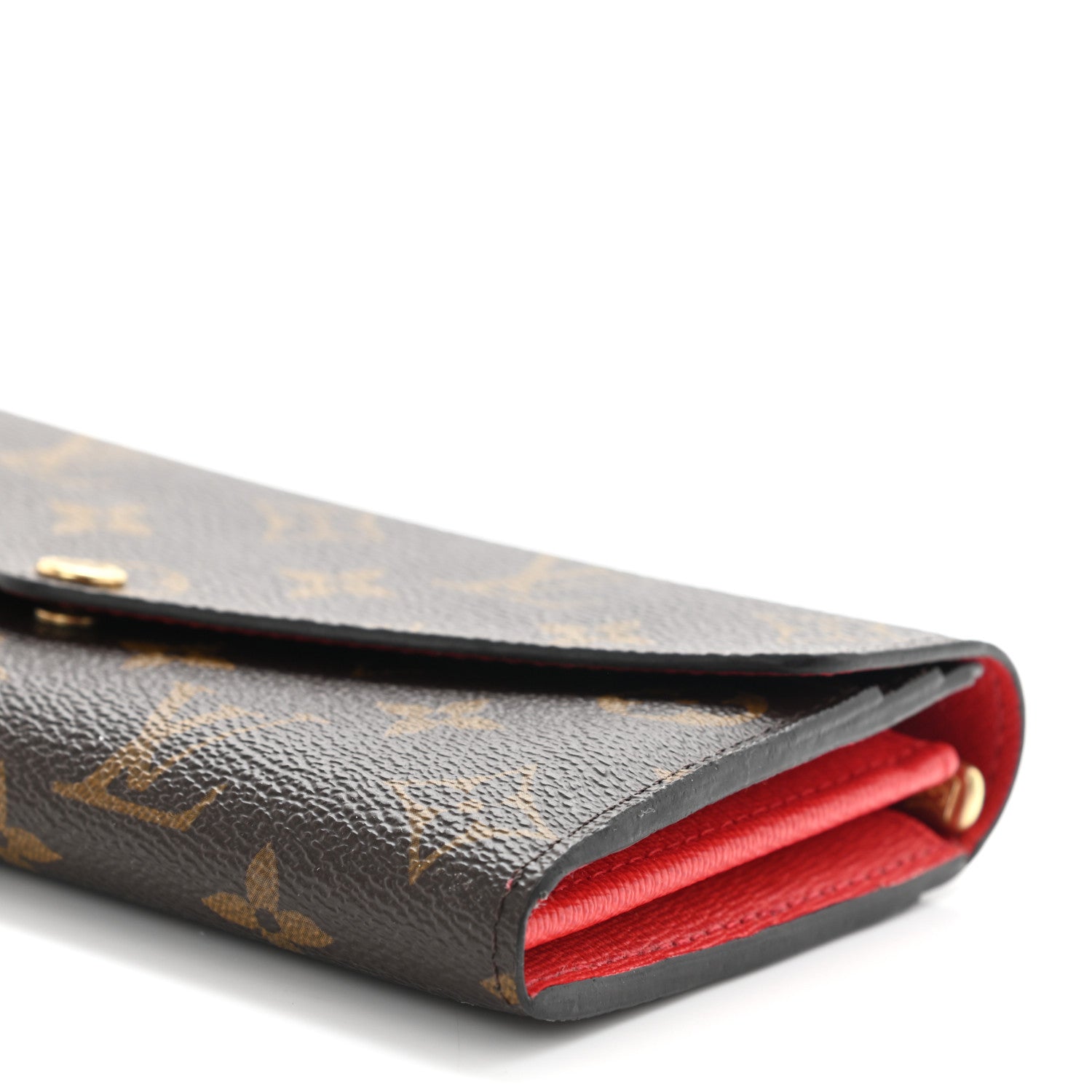 Louis Vuitton Monogram Sarah Wallet NM Coquelicot 9 of 9