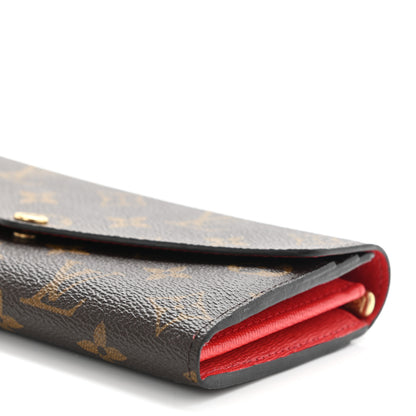 Louis Vuitton Monogram Sarah Wallet NM Coquelicot 9 of 9