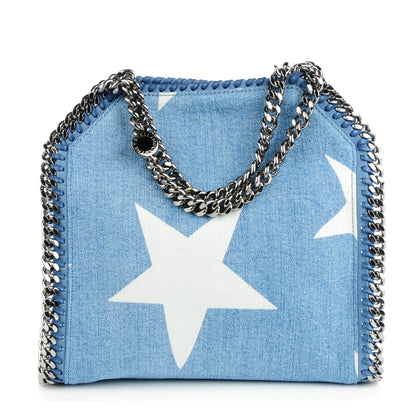 Stella McCartney Denim Mini Star Falabella Tote Blue 1 of 8