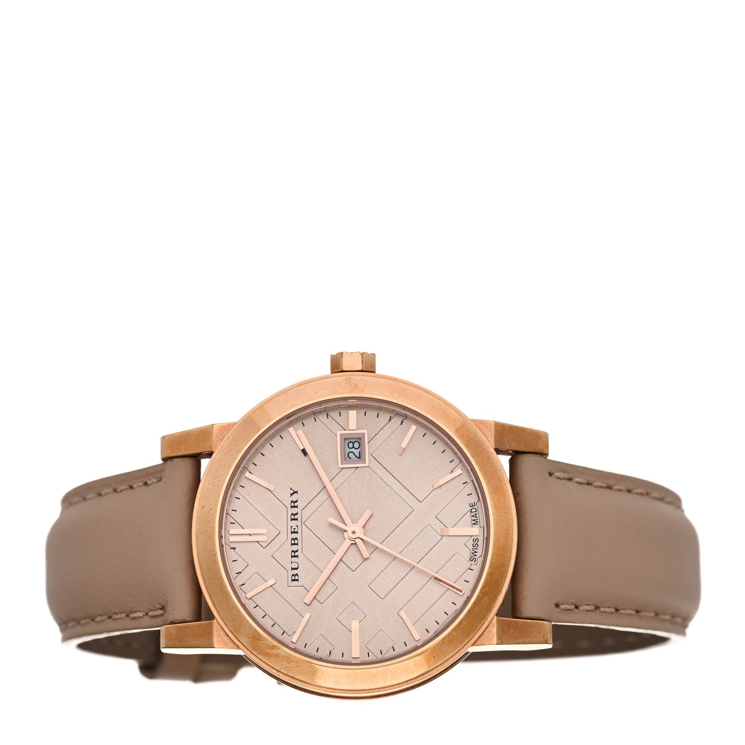 Burberry Stainless Steel Calfskin 33mm The City Quartz Watch Nude BU9109 2 of 5