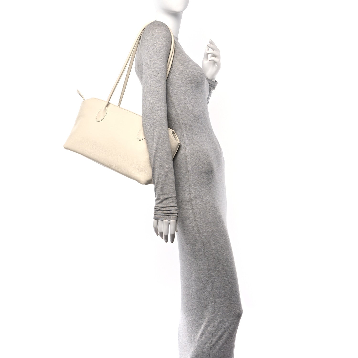 The Row Deerskin Terrasse Bag Ivory 2 of 9