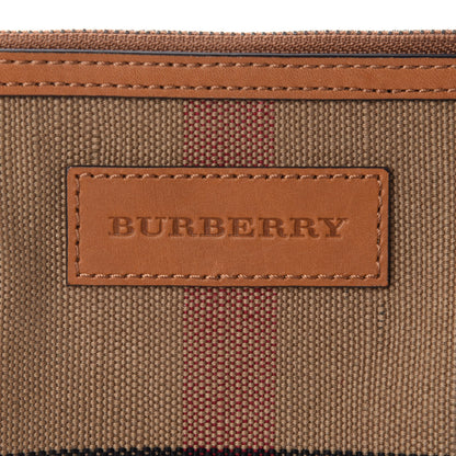 Burberry Canvas Check Mini Ashby Tassel Crossbody Saddle Brown 8 of 11