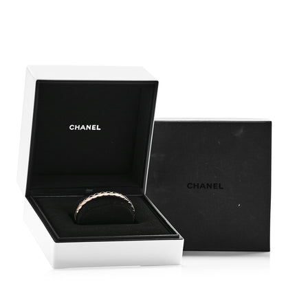 Chanel 18K Beige Gold Coco Crush Bangle Bracelet M 4 of 4