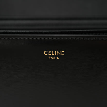 Celine Shiny Calfskin Medium Triomphe Black 6 of 11
