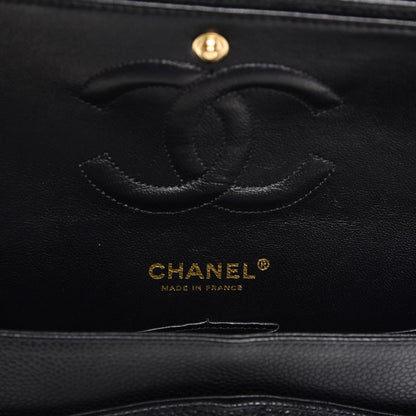 Chanel Caviar Quilted Medium Double Flap Black 6 of 8