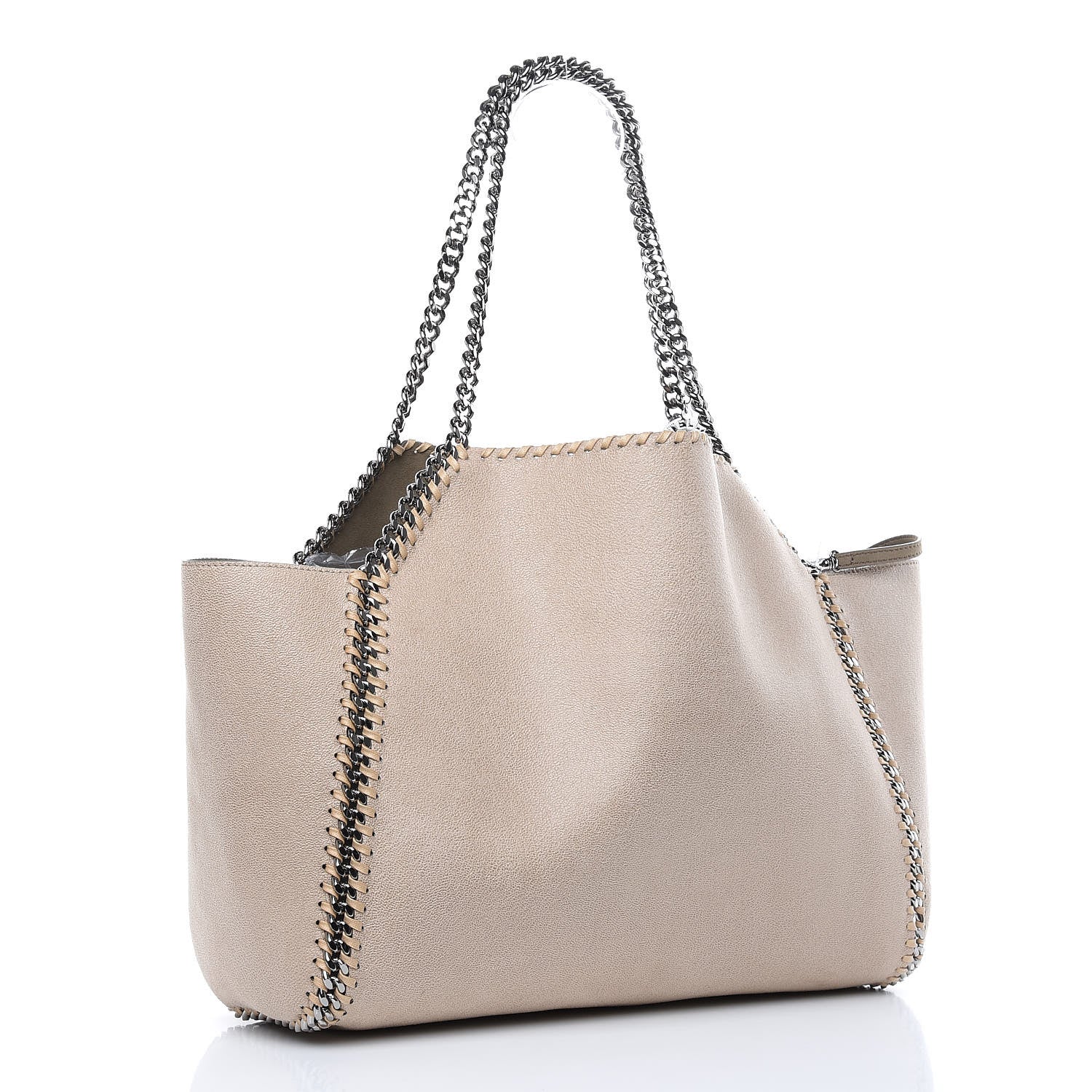 Stella McCartney Shaggy Deer Falabella Reversible Tote Clotted Cream 4 of 11