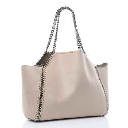 Stella McCartney Shaggy Deer Falabella Reversible Tote Clotted Cream 4 of 11