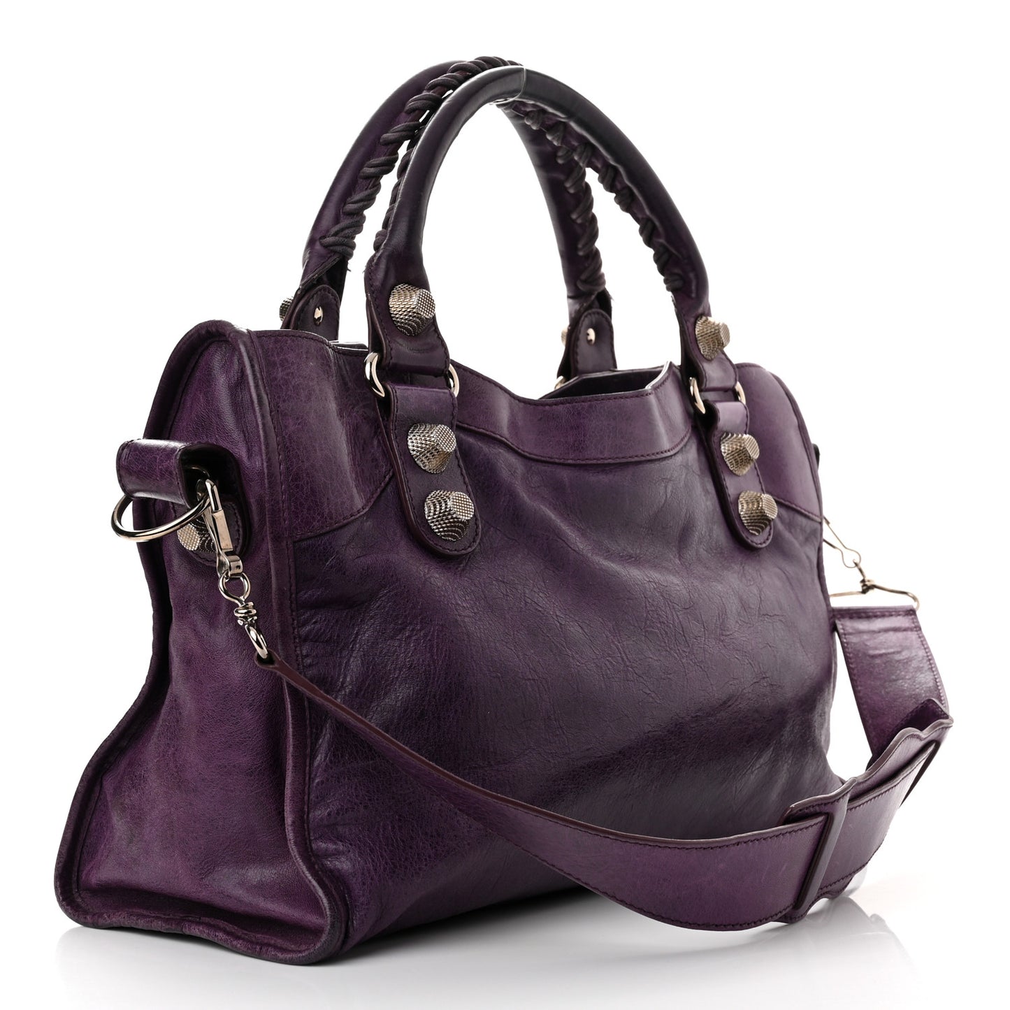 Agneau Giant 21 Silver Hardware City Raisin