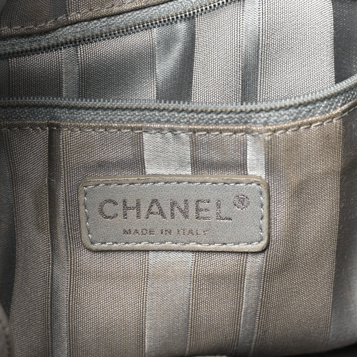 Denim Small CC Discus Tote Blue