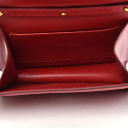Dolce & Gabbana Smooth Calfskin Small Devotion Envelope Top Handle Bag Red 6 of 11