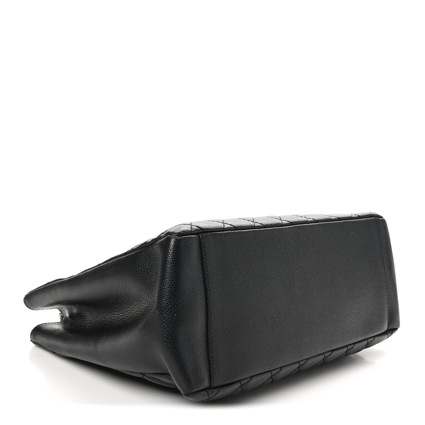 Caviar Quilted Grand Shopping Tote GST Black