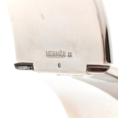 Hermes Enamel Extra Wide Clic Clac H Bracelet PM Parme White 7 of 12