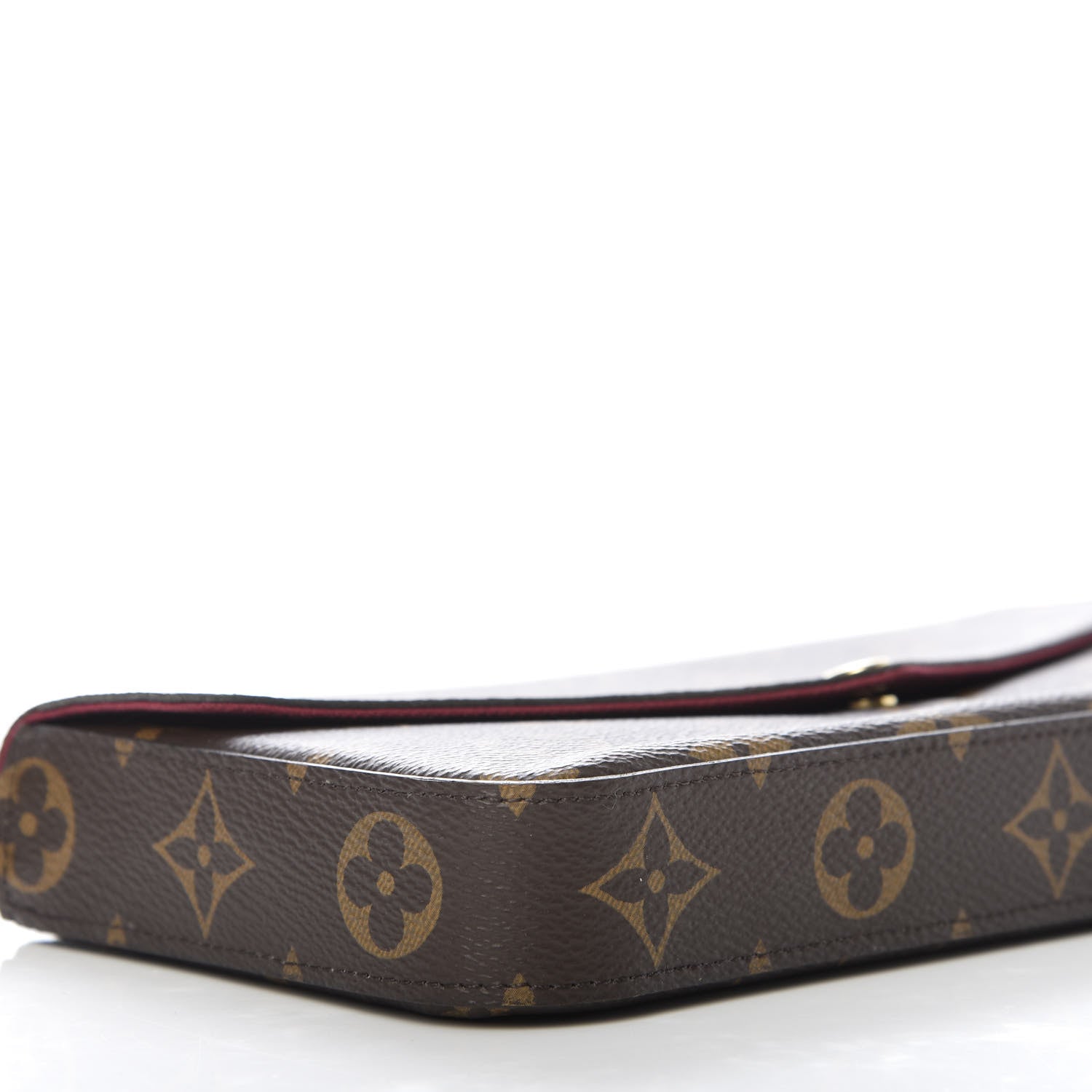 Louis Vuitton Monogram Pochette Felicie Chain Wallet Fuchsia 5 of 11