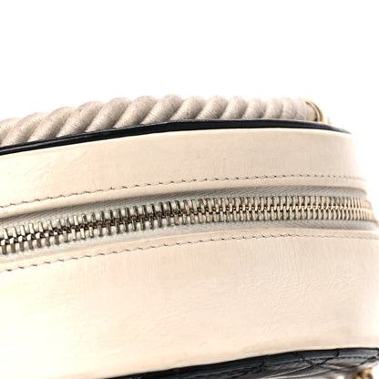 Chanel Crumpled Calfskin Cotton Small En Vogue Round Bag Black 6 of 6