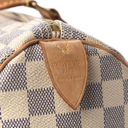 Louis Vuitton Damier Azur Speedy 30 8 of 9
