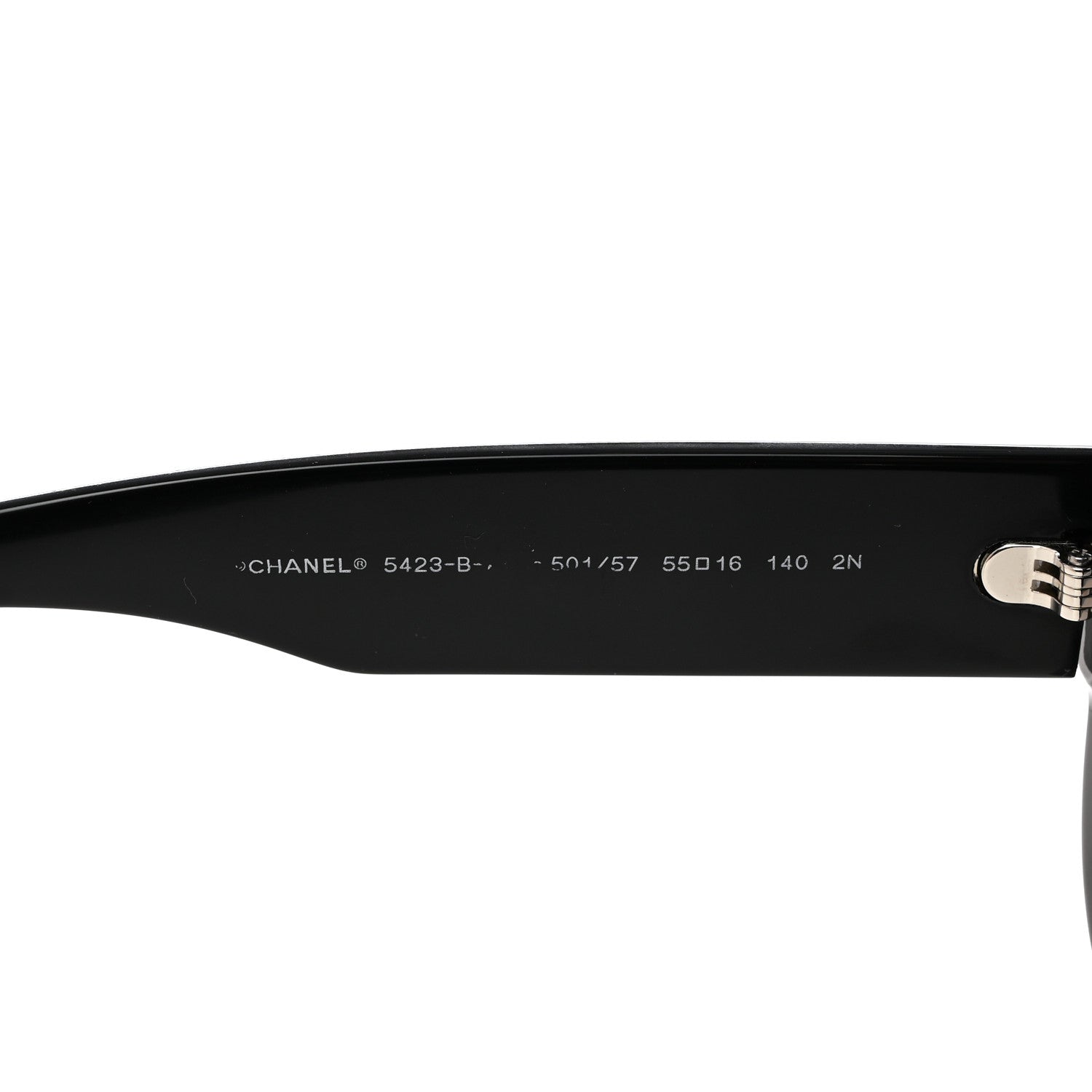 Chanel Resin Polarized Sunglasses 5423-B Black 5 of 8