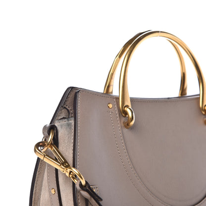 Chloe Calfskin Suede Medium Pixie Bag Motty Grey 14 of 14