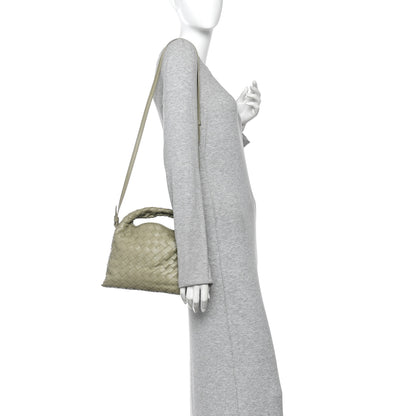 Bottega Veneta Calfskin Intrecciato Mini Hop Travertine 2 of 12