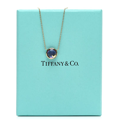 Tiffany 18K Yellow Gold Amethyst Paloma Picasso Olive Leaf Pendant Necklace 5 of 5