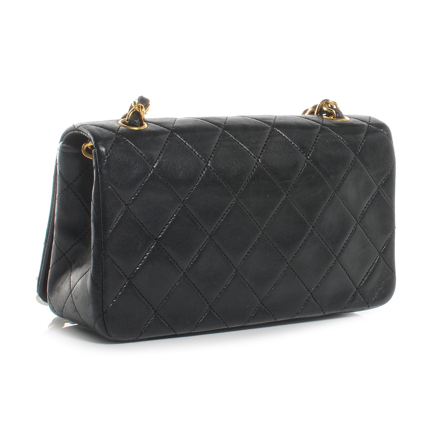 Chanel Lambskin Quilted Mini Flap Black 3 of 7