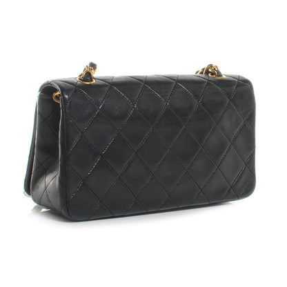 Chanel Lambskin Quilted Mini Flap Black 3 of 7