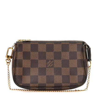 Louis Vuitton Damier Ebene Mini Pochette Accessories 1 of 8