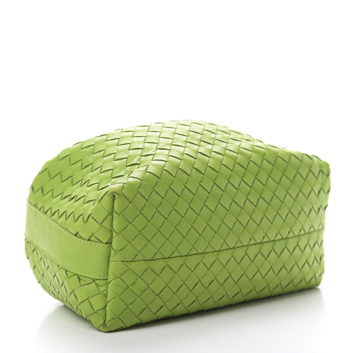 Nappa Intrecciato Large Cosmetic Case Mela