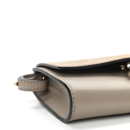 Chloe Suede Calfskin Mini Faye Shoulder Bag Motty Grey 9 of 12