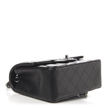 Chanel Lambskin Quilted Mini Rectangular Flap Black 5 of 12