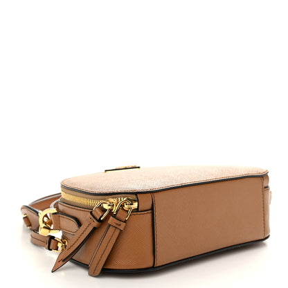 Prada Saffiano Lux Odette Crossbody Caramel 4 of 12