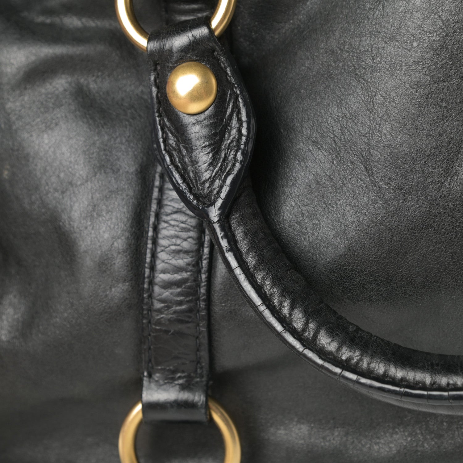Miu Miu Soft Calfskin Small Bow Bag Black 12 of 16