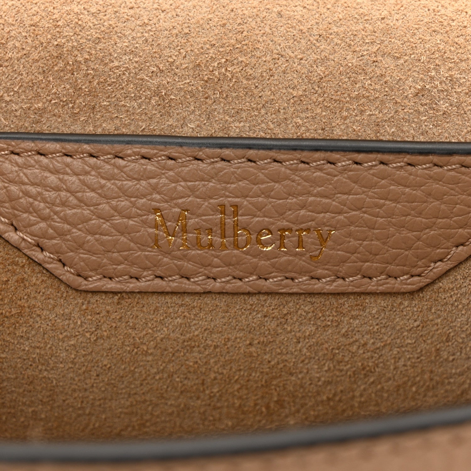 Mulberry Silky Calfskin Small Amberley Satchel Maple 6 of 9