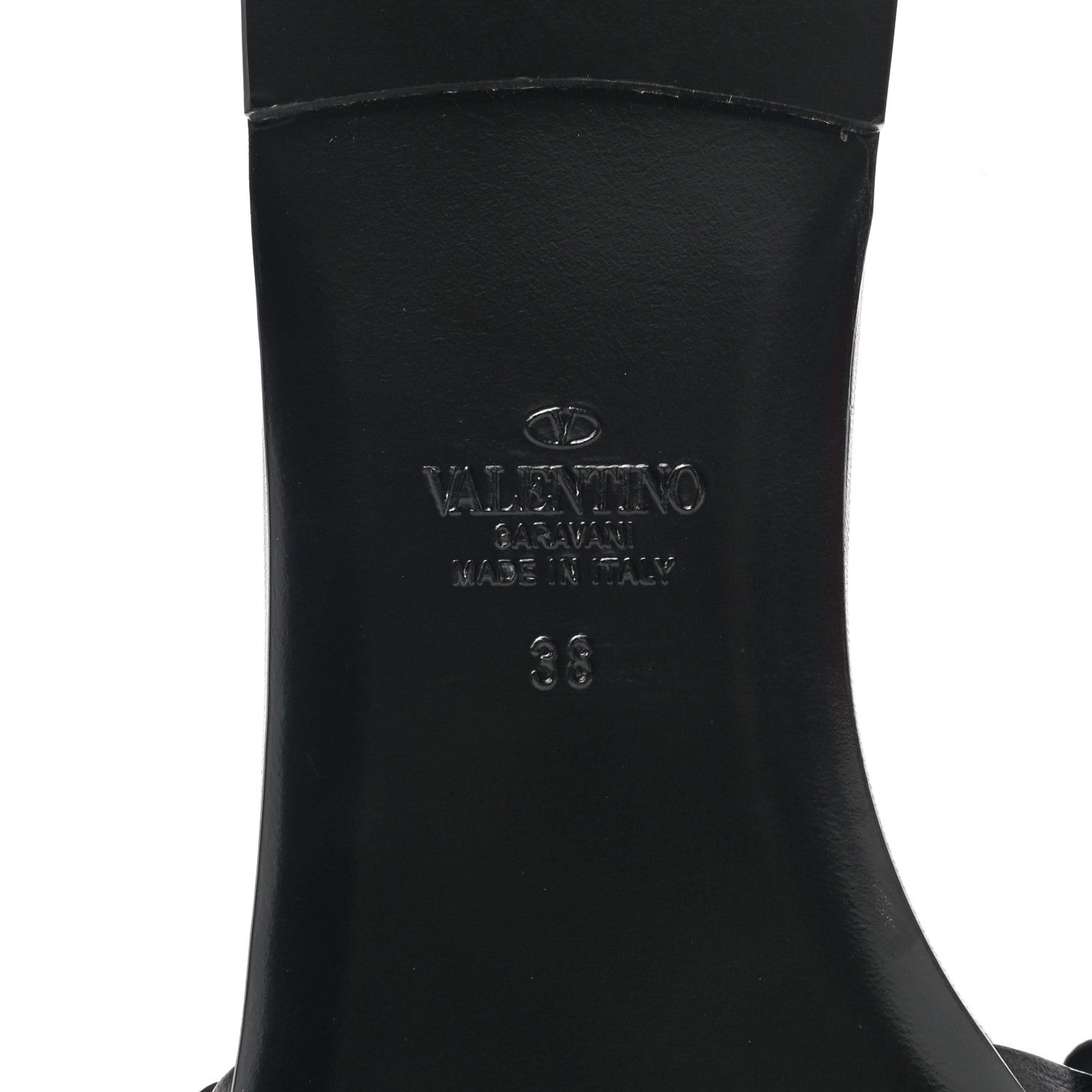 Valentino Garavani Nappa Atelier 03 Rose Edition Slide Sandals 38 Black 6 of 10