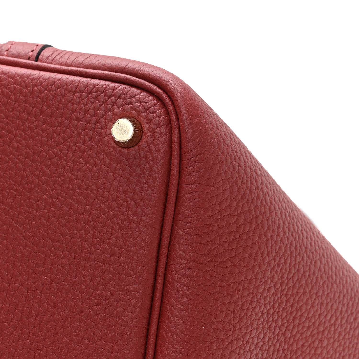 Hermes Taurillon Clemence Picotin Lock 18 PM Rouge H 10 of 13