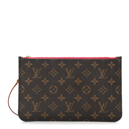 Louis Vuitton Monogram Neverfull MM GM Pochette Pivoine 1 of 7