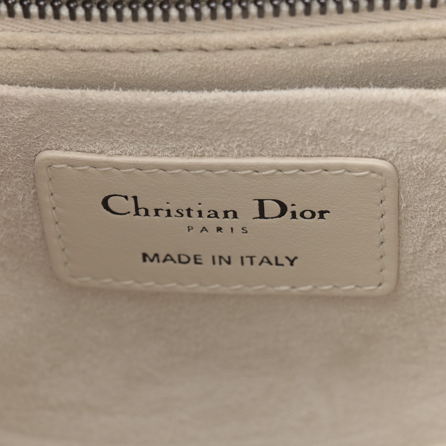 Calfskin Cannage Small The Lady 95.22 Ivory