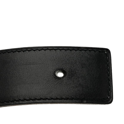 Hermes Box Togo Reversible 32mm Belt Strap 85 Black Gold 7 of 8