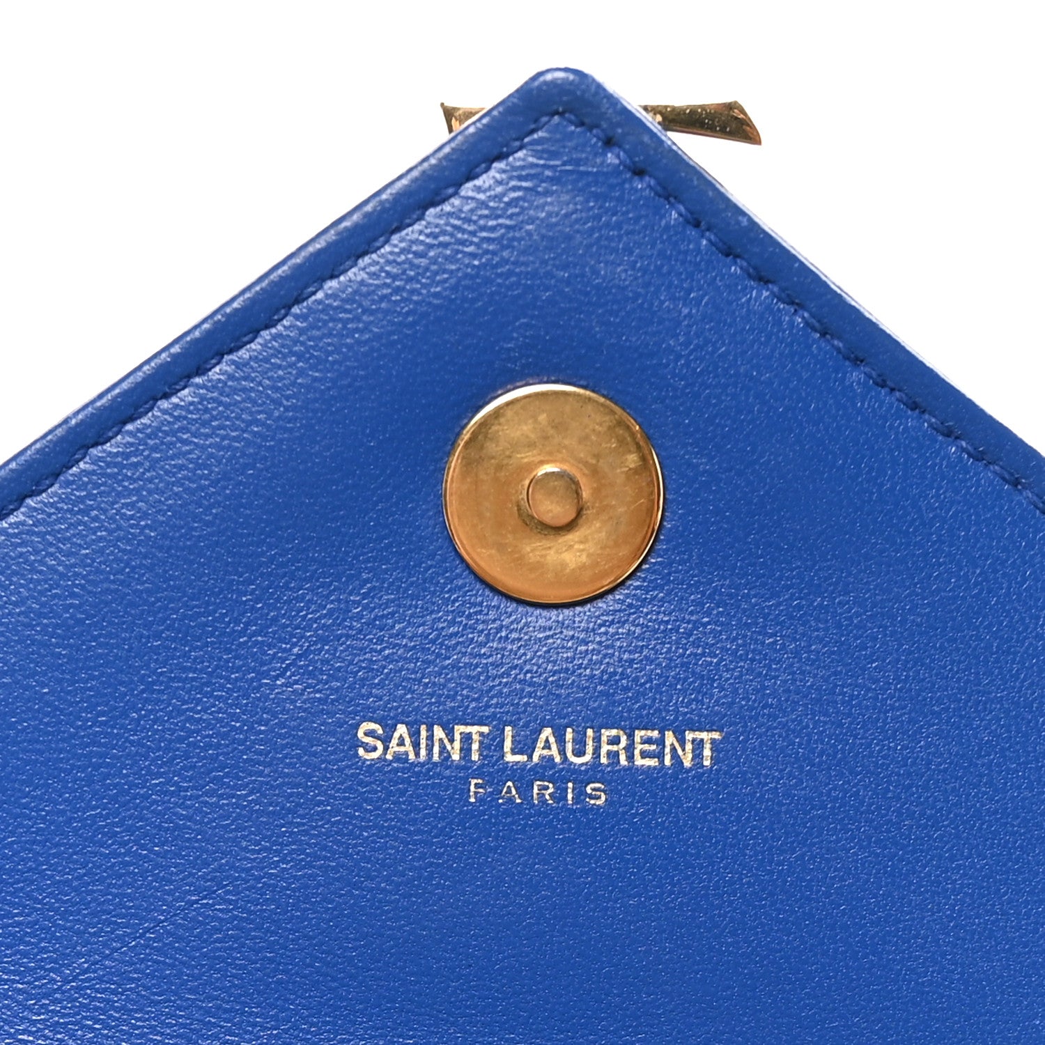 Saint Laurent Sheepskin Matelasse Chevron Monogram Classic Baby
