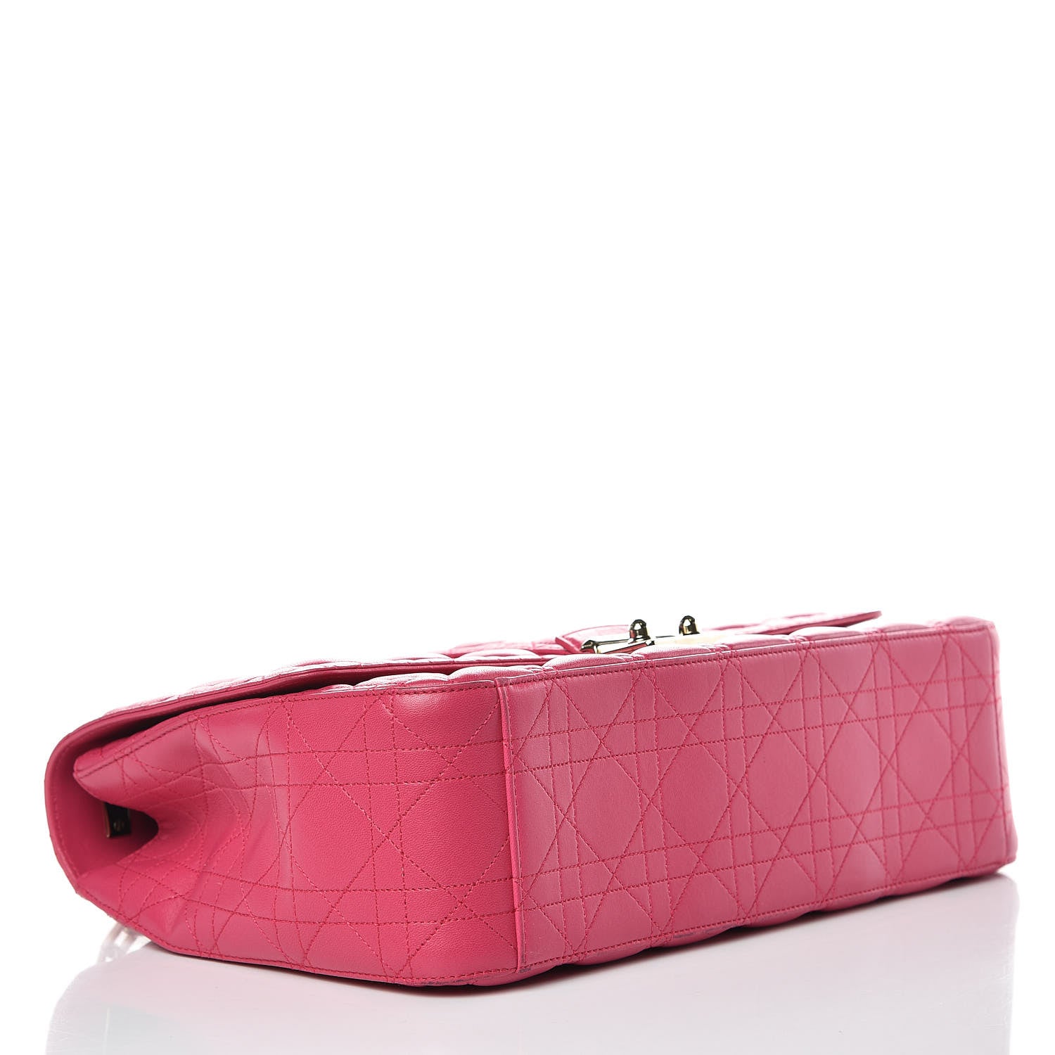 Christian Dior Lambskin Cannage Large Miss Dior Flap Pink 4 of 12