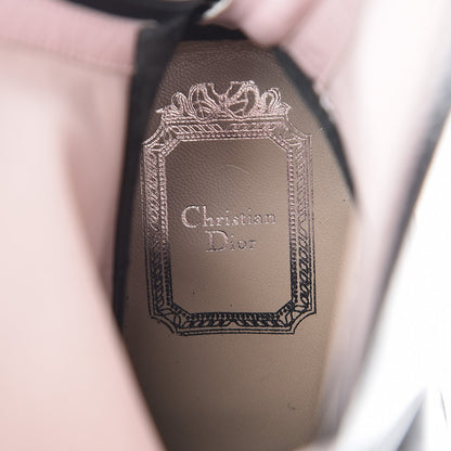 Christian Dior Patent Lucite Crystal Short Boots 35 Black 9 of 9