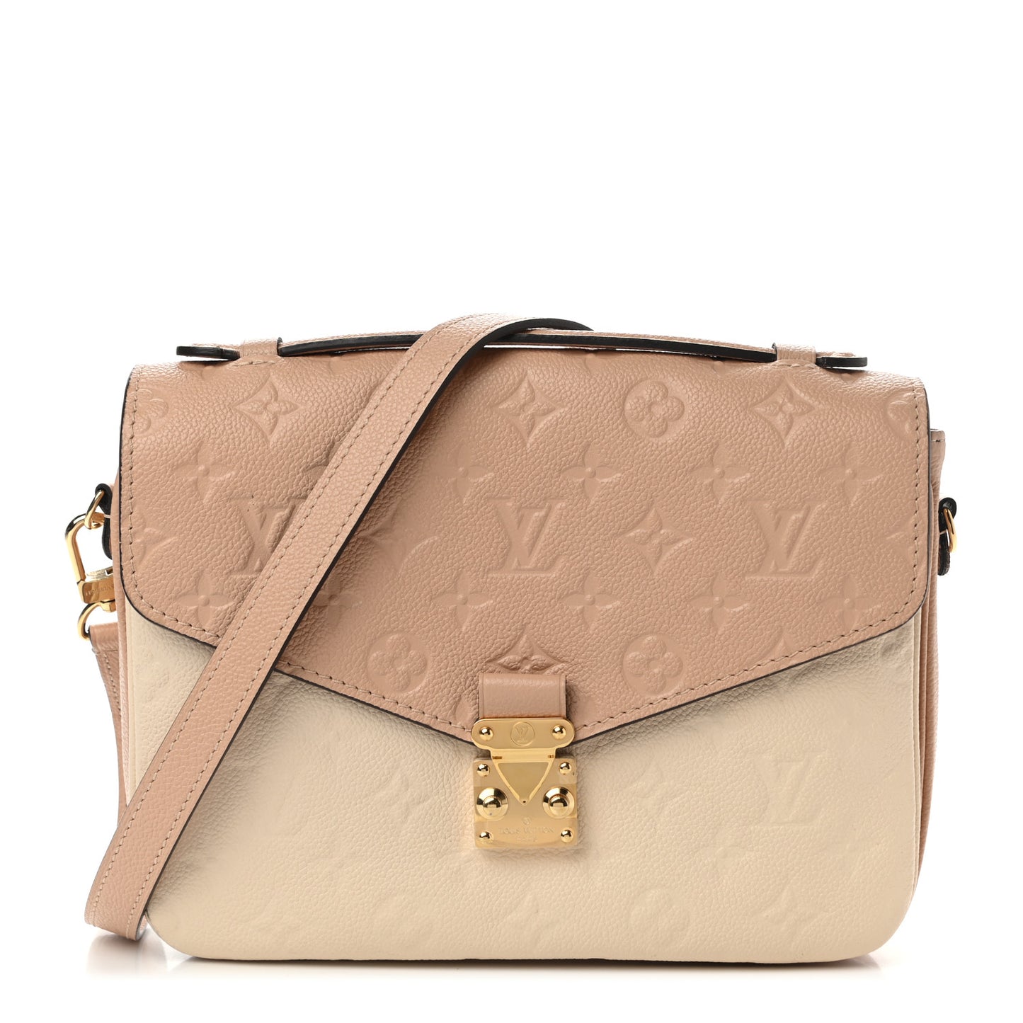 Empreinte Pochette Metis Beige Rose Creme
