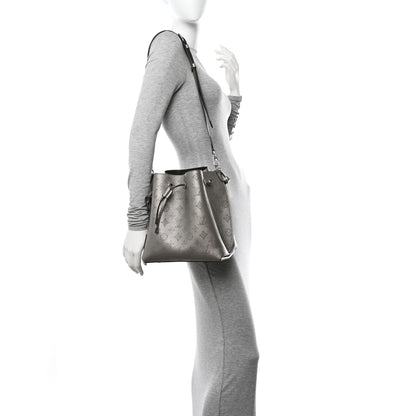 Louis Vuitton Metallic Mahina Muria Gris Souris 2 of 10