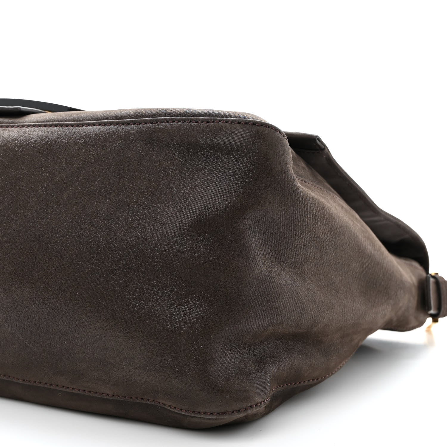 Fendi Vitello Savana Big Forever Mama Baguette Dark Brown 10 of 10