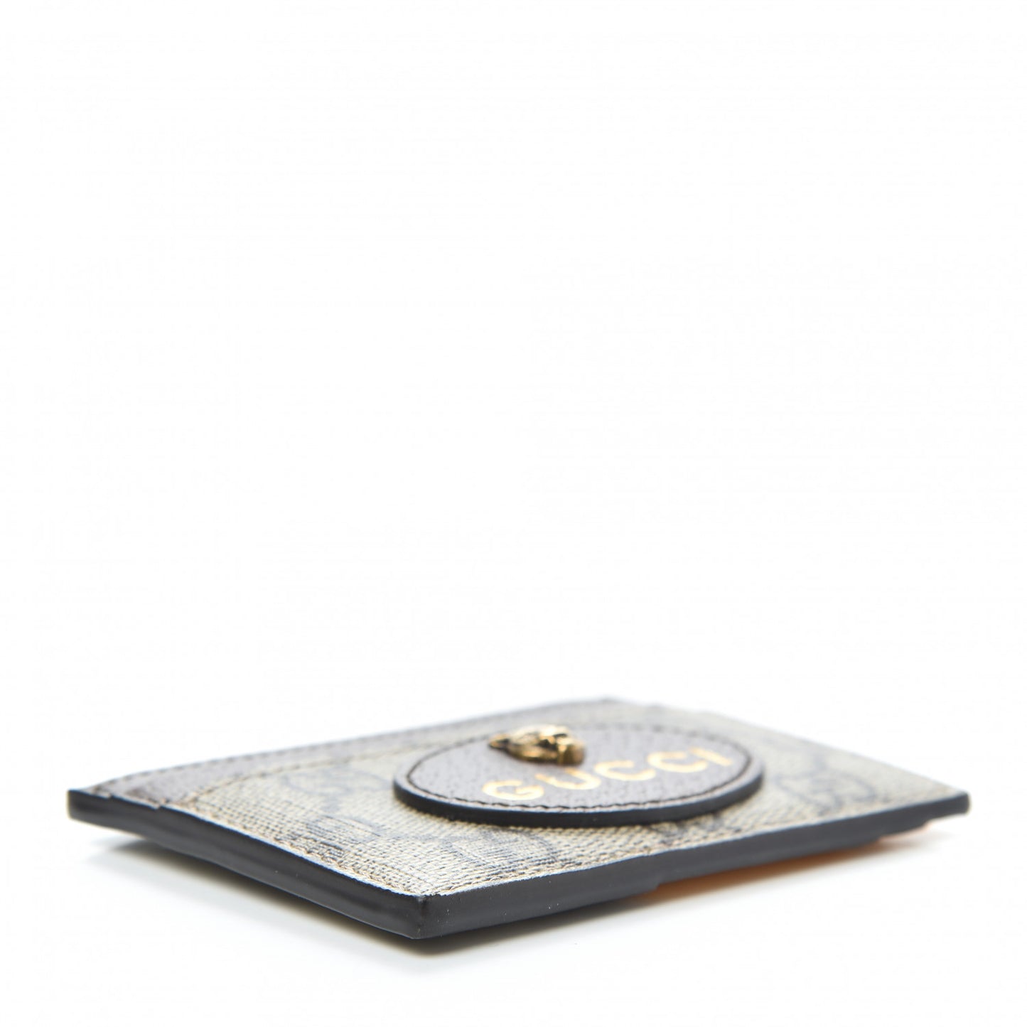 GG Supreme Monogram Neo Vintage Card Holder Beige Crop New Acero